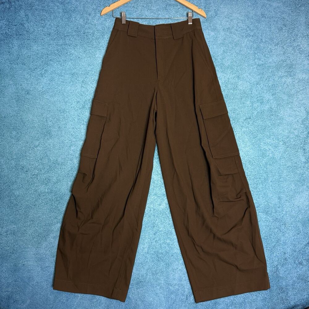A.L.C. Brie Pants – Women’s Size 2 | Cargo Wide Leg Balloon Fit | Brown | NWT